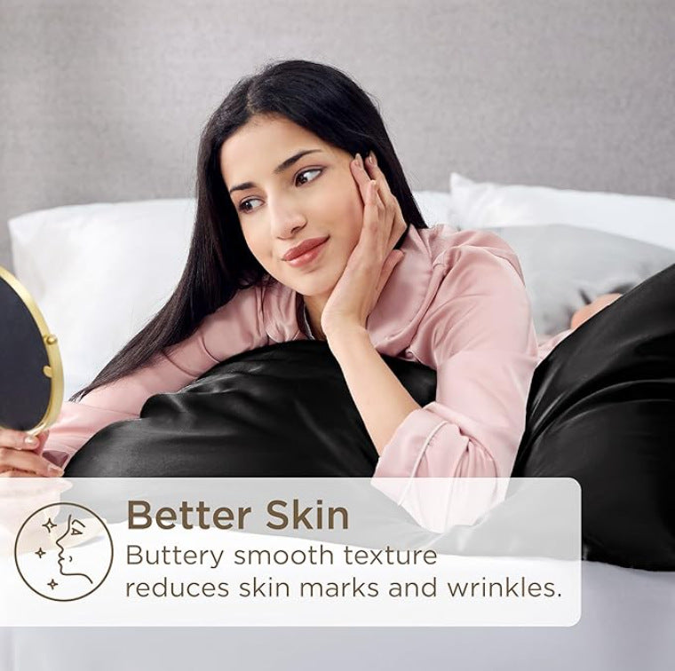 A solid color pillowcase