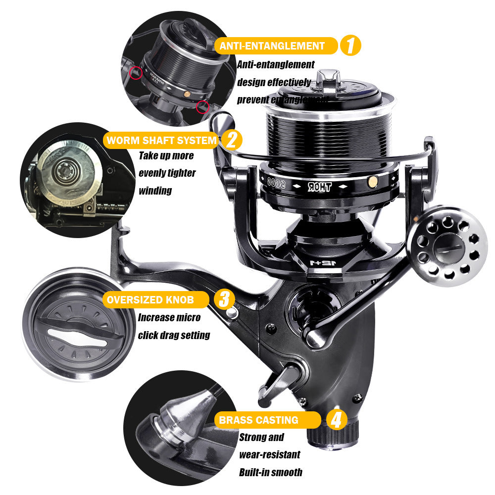 A Dual-brake Carp Spinning Reel – Smooth & Durable
