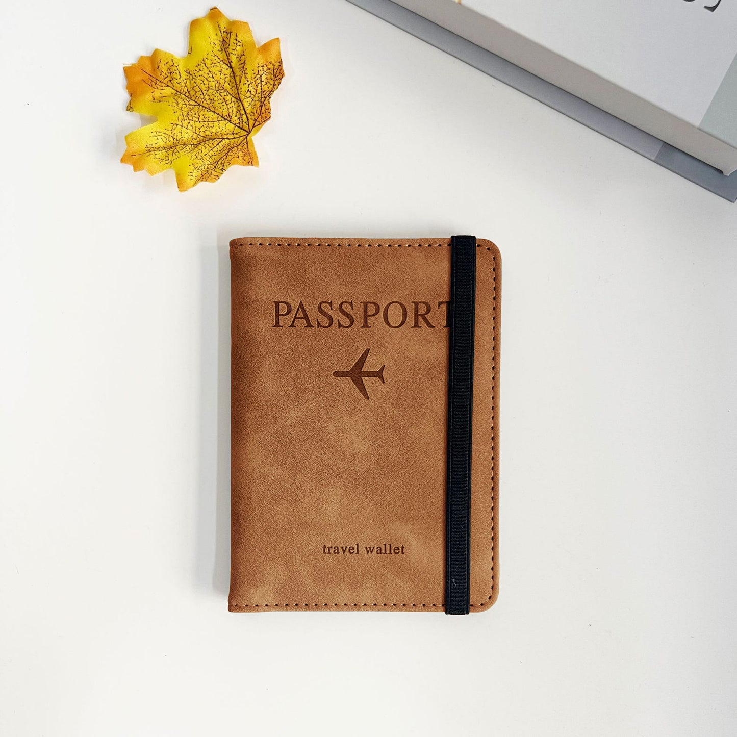 A PU Leather Card Bag Passport Clip RFID Passport Bag Travelwallet Multifunctional ID Bag Wholesale
