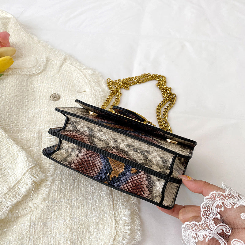 A Snakeskin pattern bird swallow women's bag Cross-border foreign trade European and American fashion women's bag