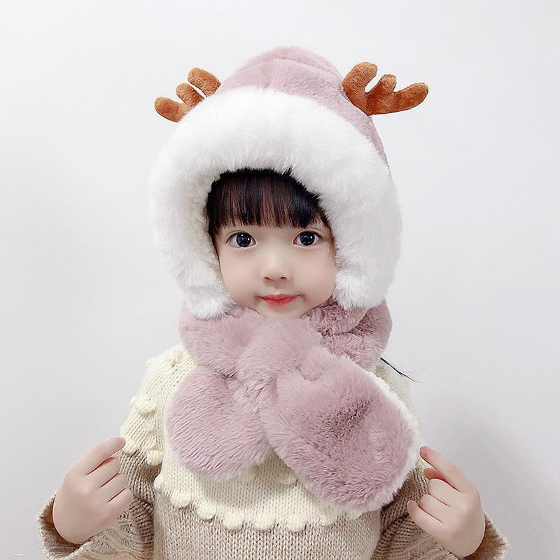 A children's knitted wool hat