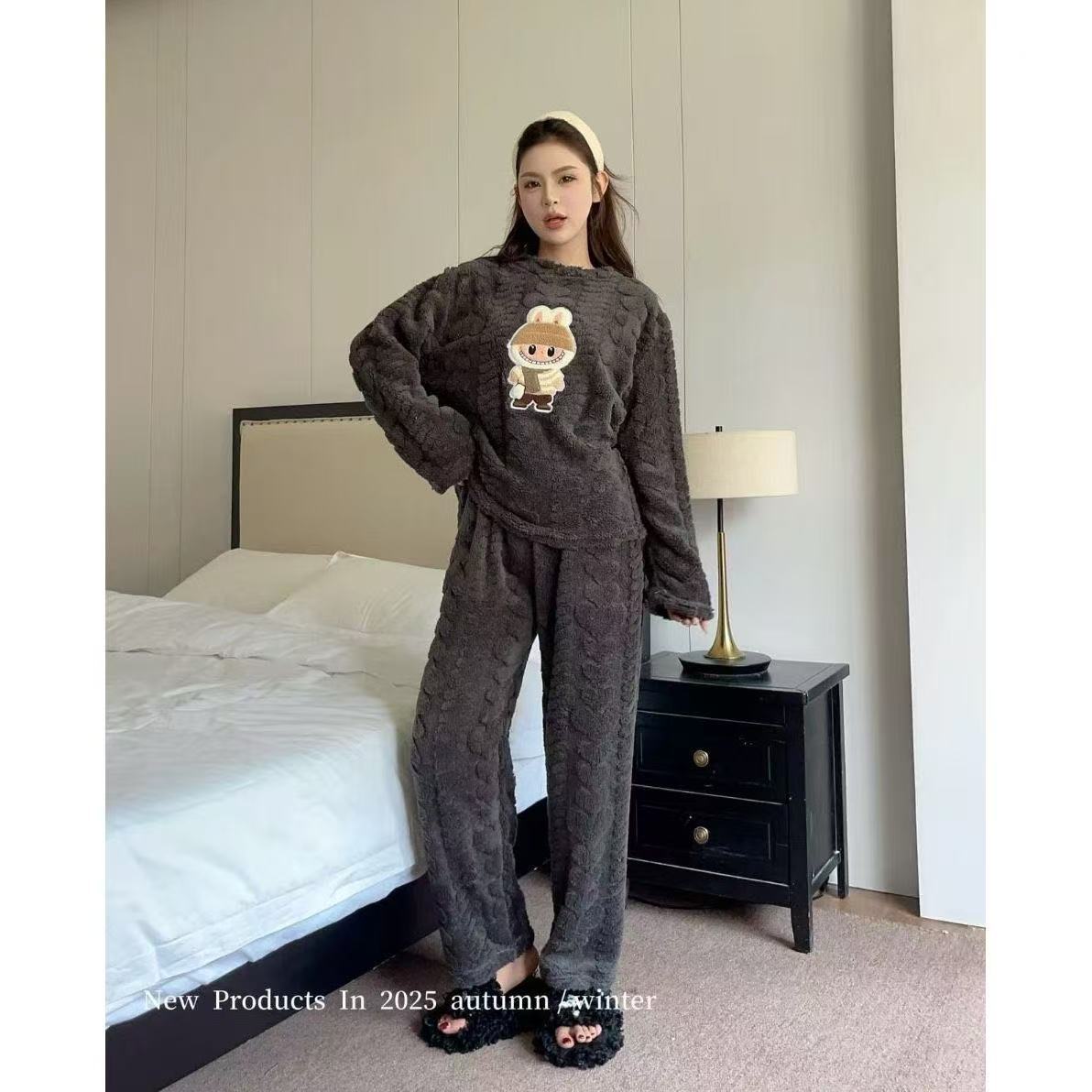 A thermal pajama set