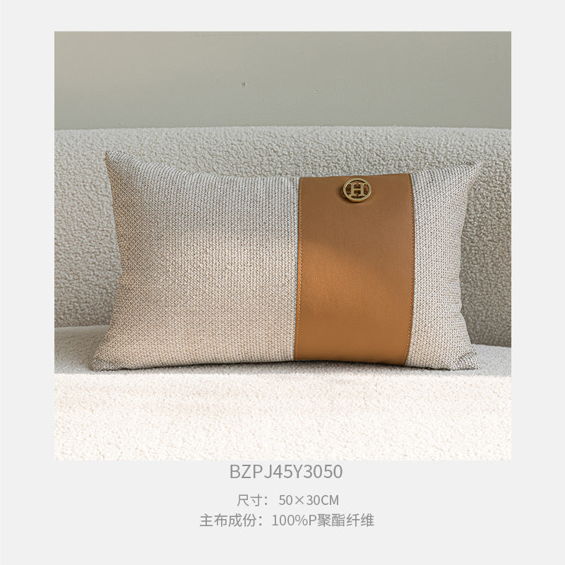 وسادة زينة من قماش الجاكار