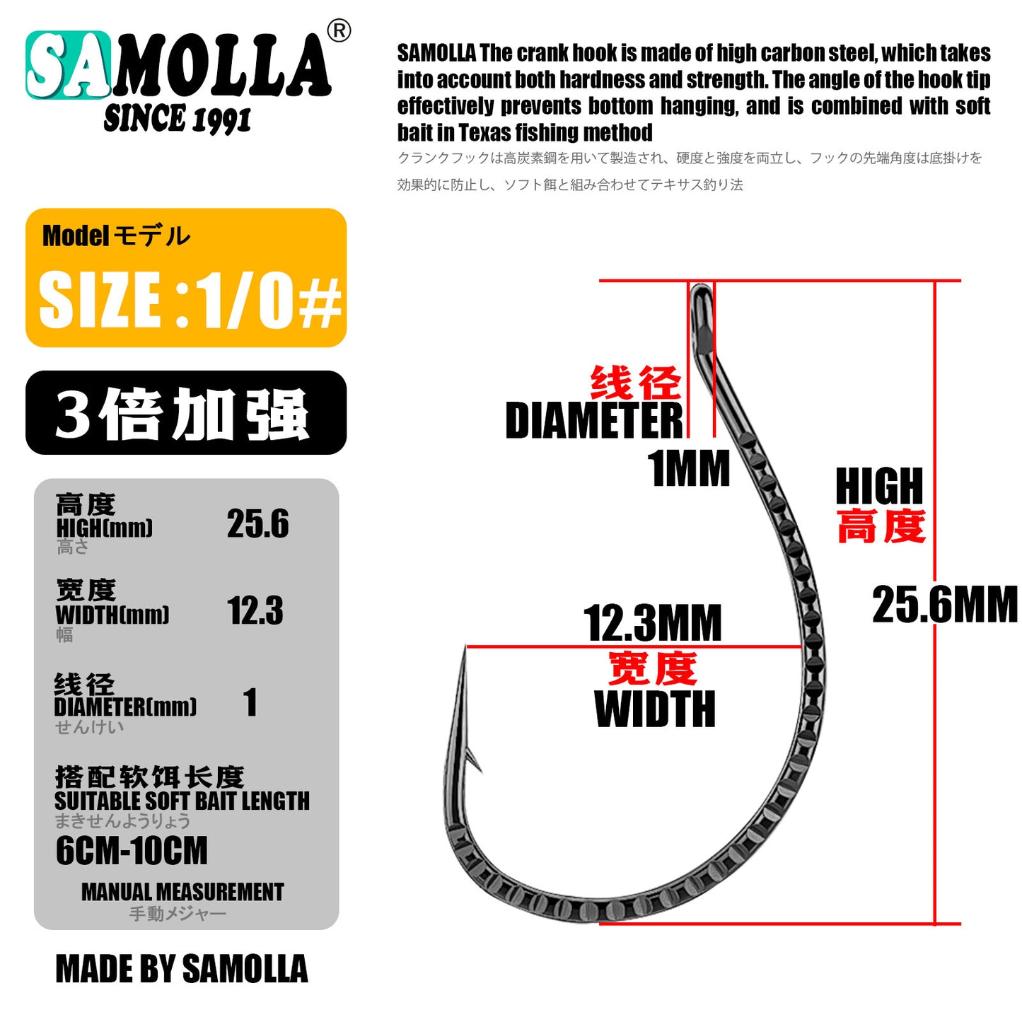 A Reverse Fishing Hook – Reinforced & Fine Hooks