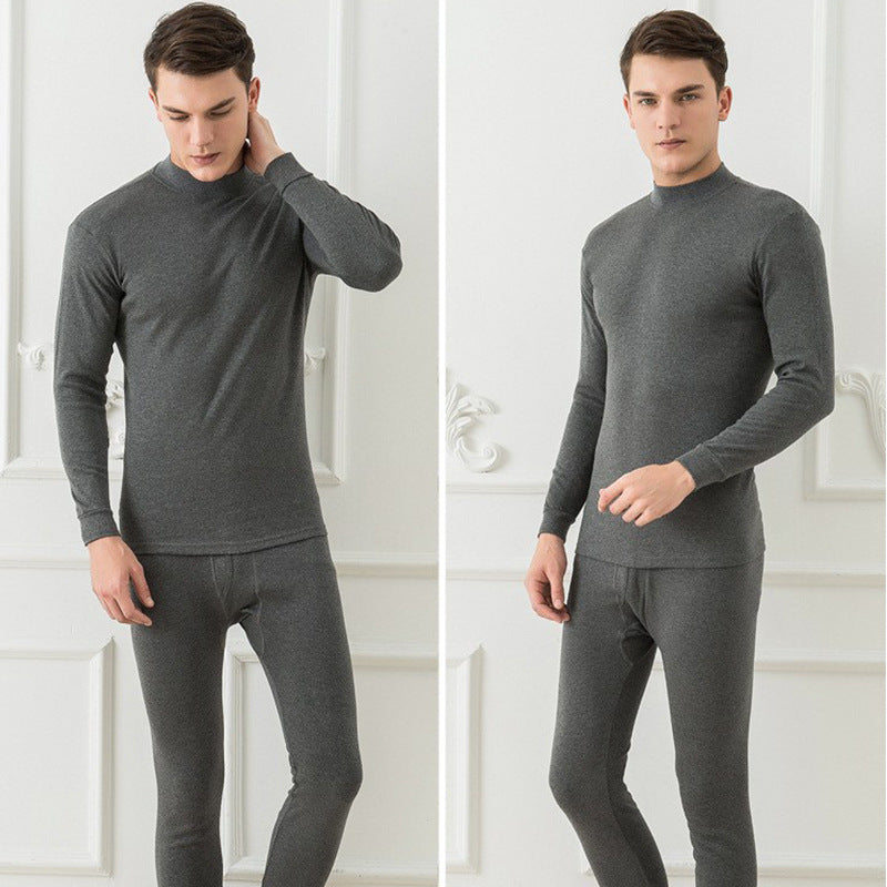 A winter men's cotton thermal underwear