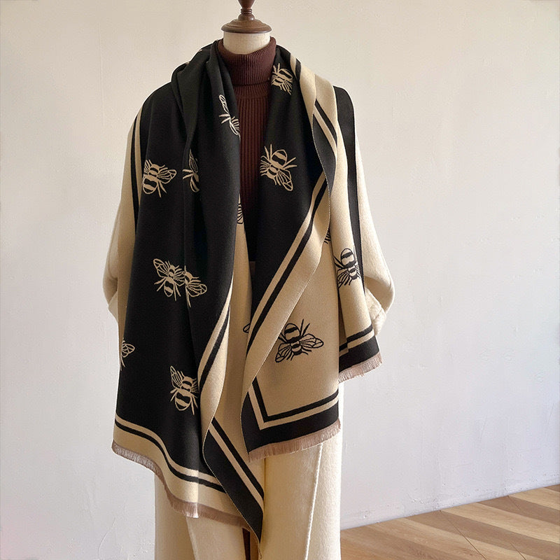 A scarf a warm shawl