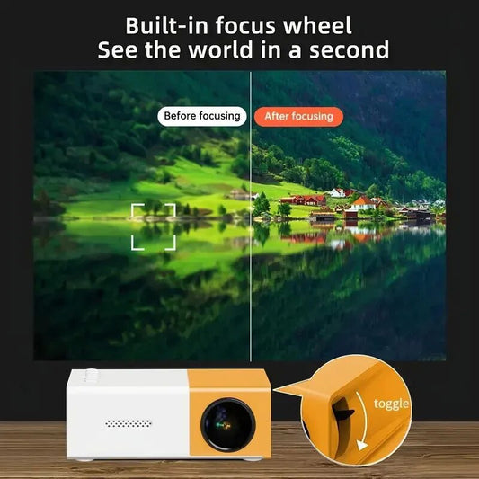 A mini portable projector