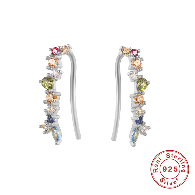 A S925 silver stud earrings