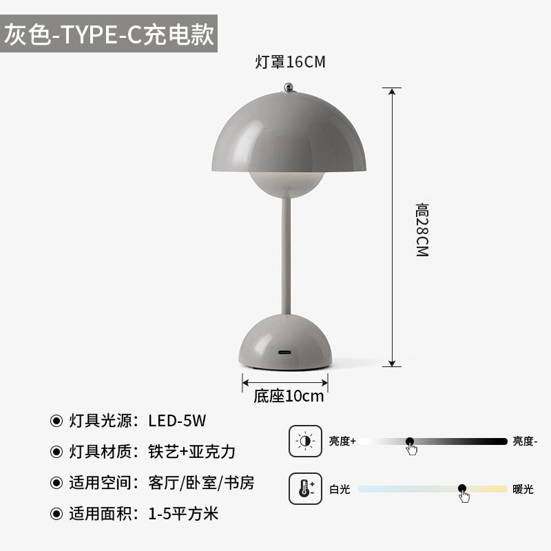 A USB charging lamp