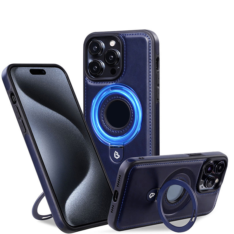 A Magnetic bracket mobile phone case