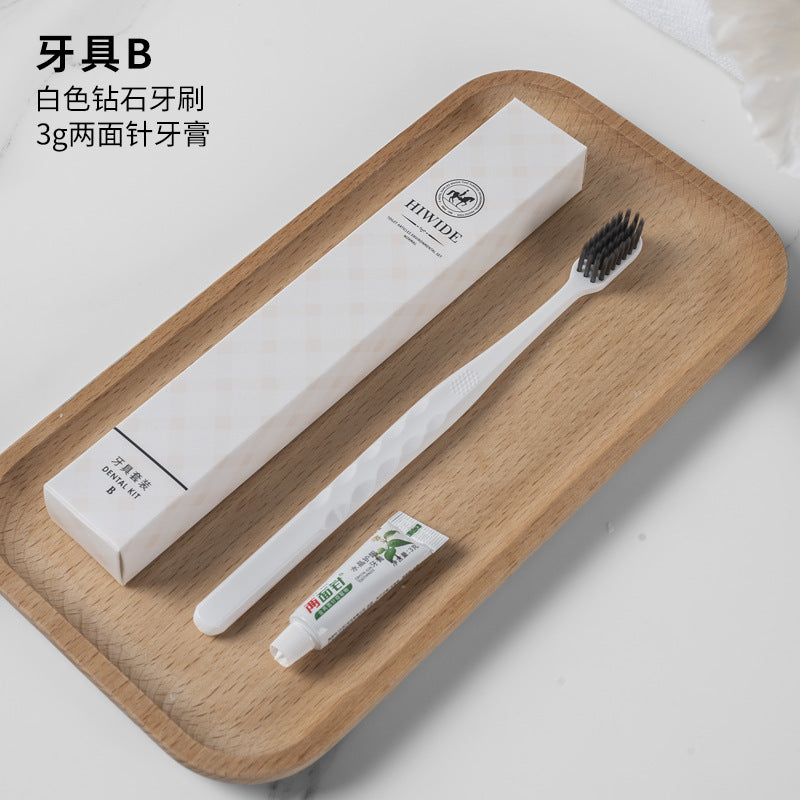 Hotel star hotel disposable toothbrush toothpaste comb set simple homestay room toiletries wholesale