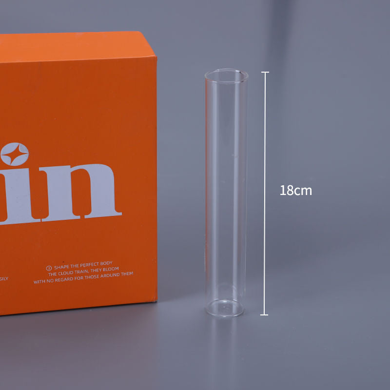 A test tube vase small ornament living room light luxury high-grade glass flower stand flower hydroponic flower arrangement test tube vase does not contain flowers