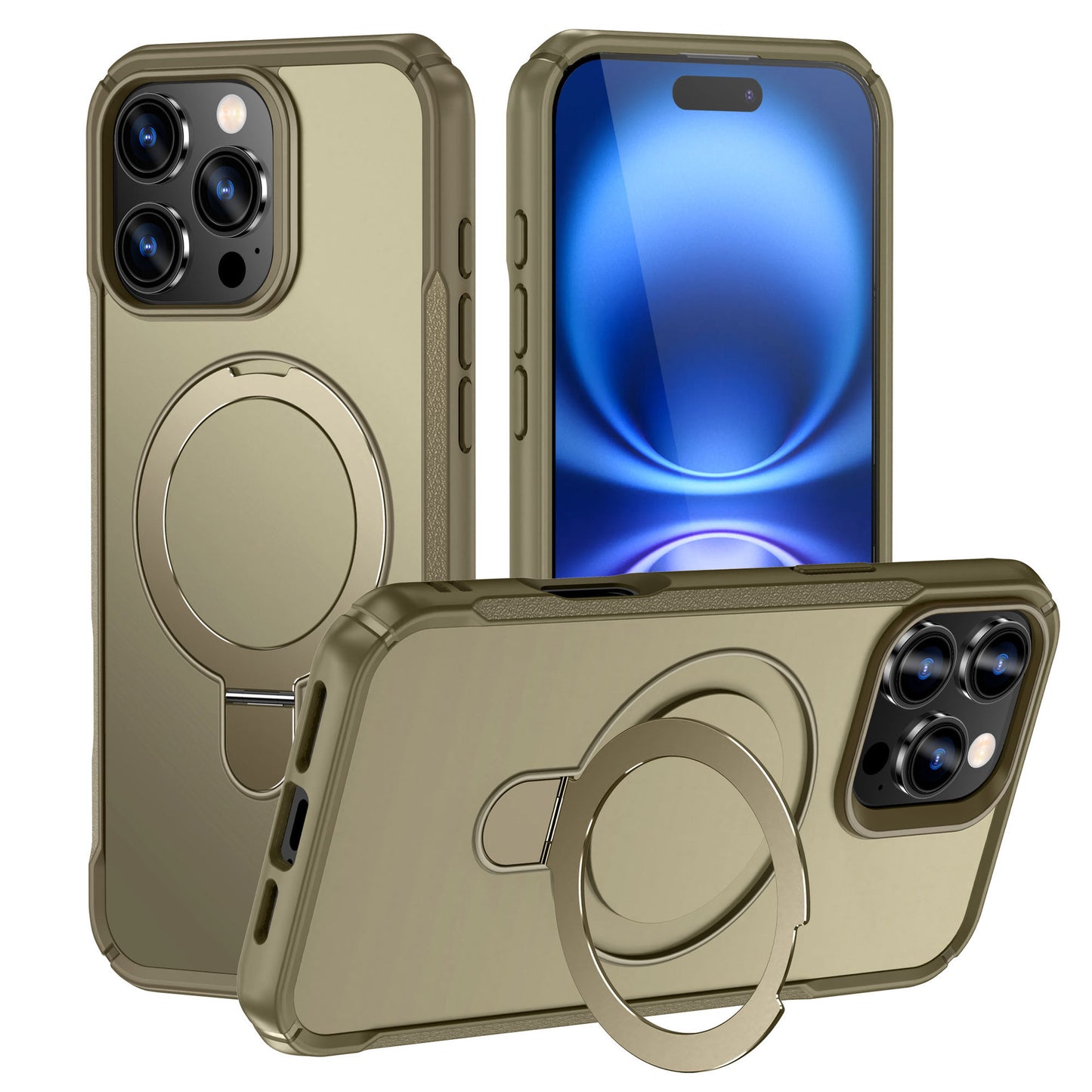 A Magnetic Ring Holder Phone Case
