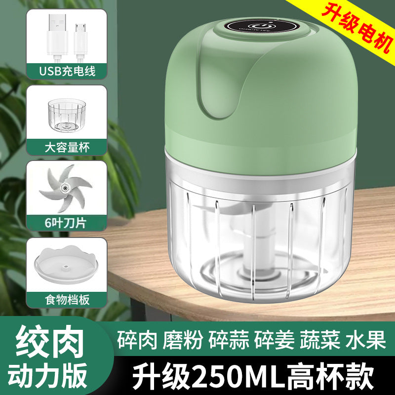 A Electric garlic masher, garlic press, complementary food cooking machine