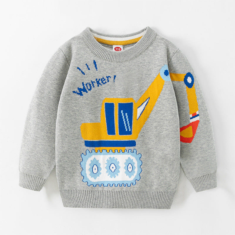 A children's cartoon sweater