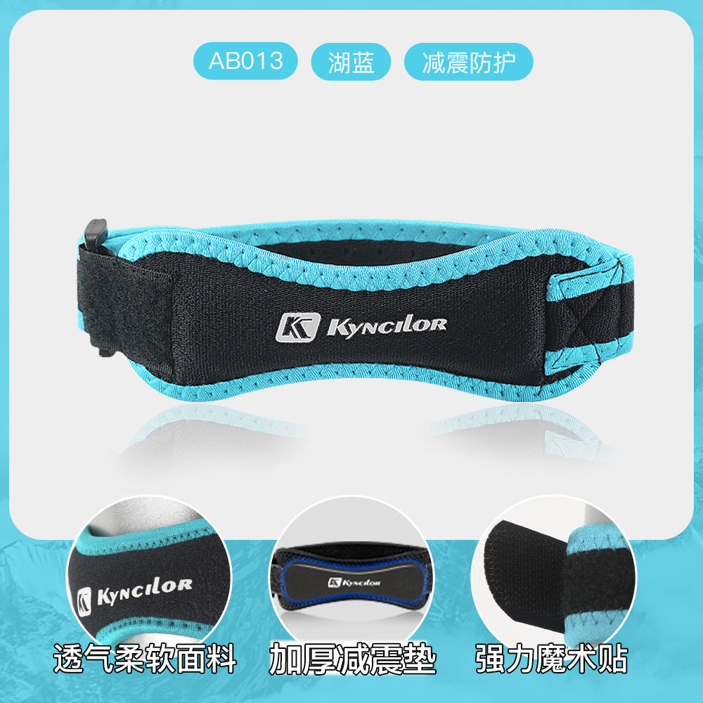 A Sports pressurized professional patella belt outdoor running fitness knee protection special sheath men shock absorption breathable protective gear women