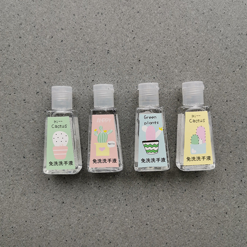 A Universal Portable Hand Sanitizer Home Sanitary Products Mini Leave-in Gel Cute Animal Fruit