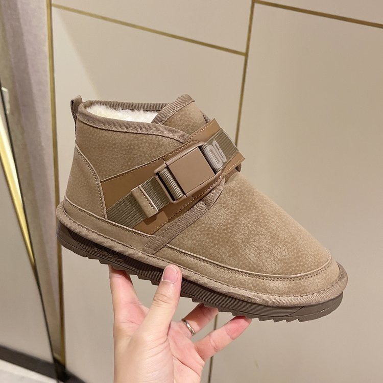 A warm snow boot