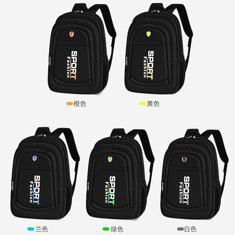 A male and female large-capacity junior high school student schoolbag outdoor travel computer backpack