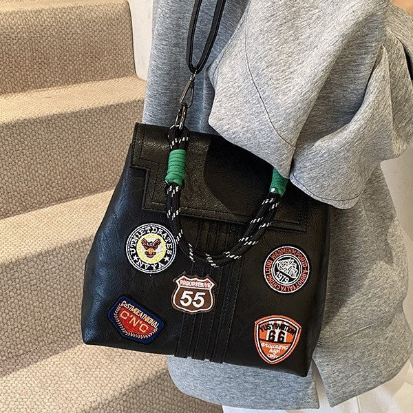 A pattern backpack