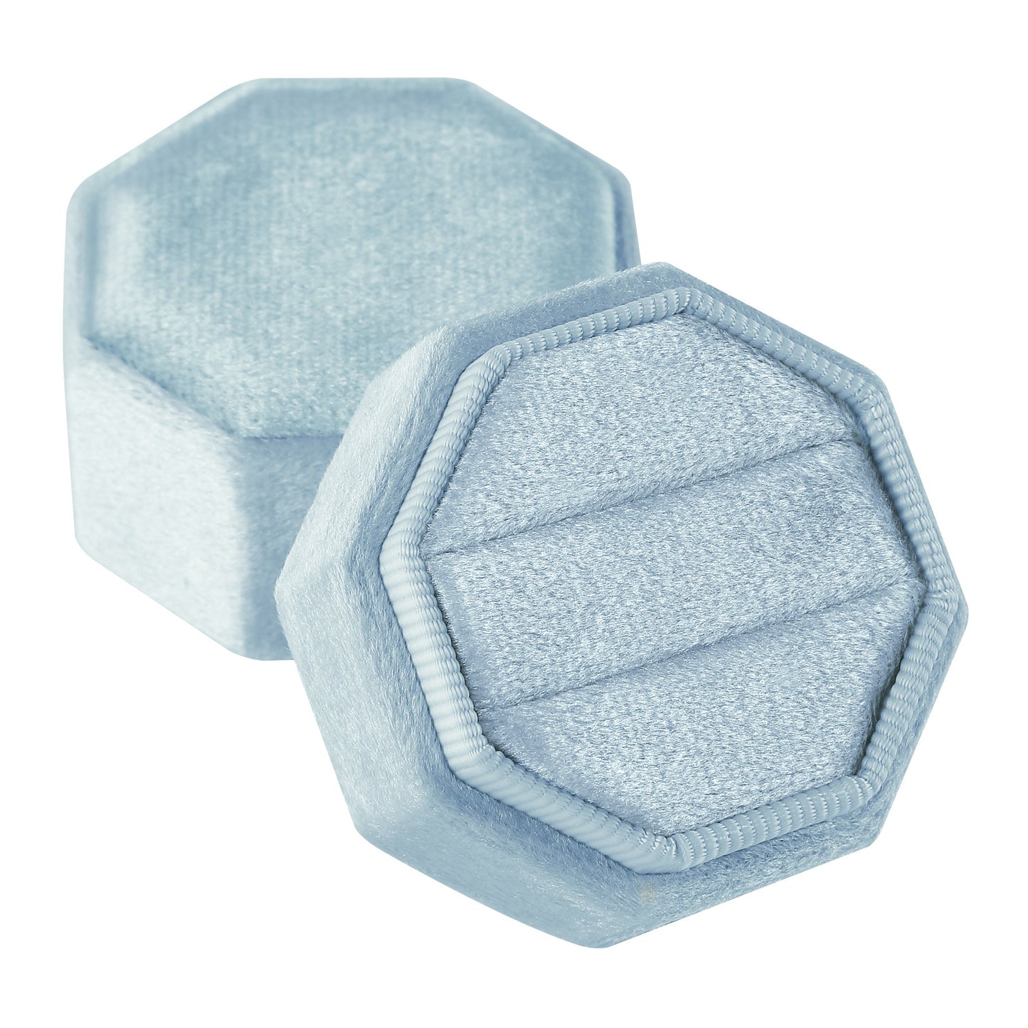 A flannel jewelry box