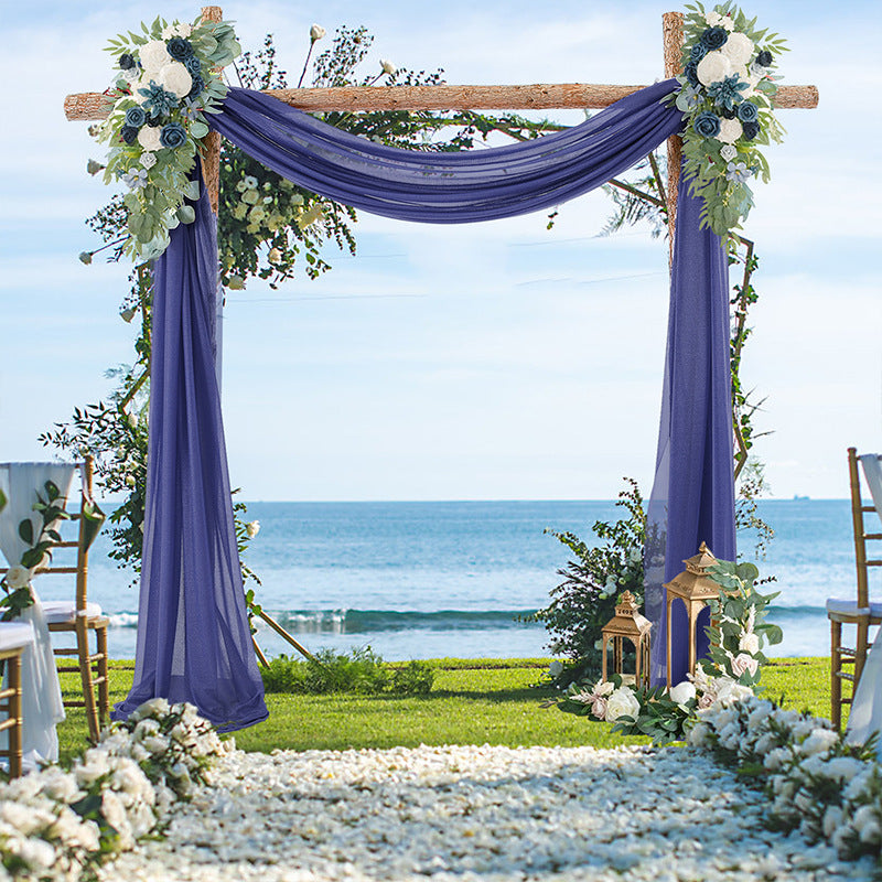 A outdoor curtain decoration