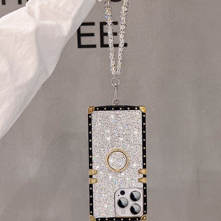 A glitter holder mobile phone case