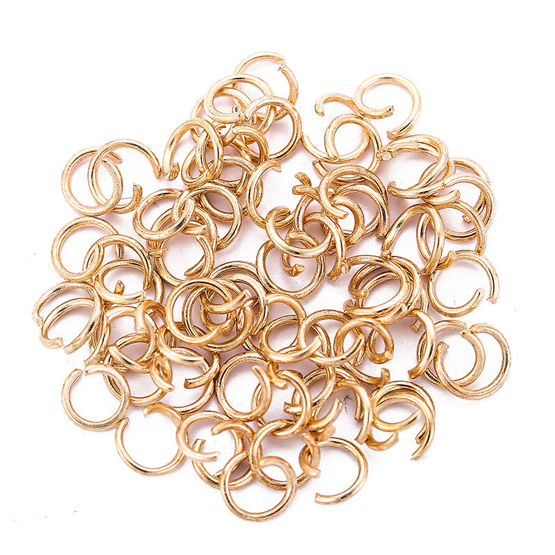 A DIY jewelry material link ring 4 colors environmentally friendly DIY jewelry accessories C ring, open ring V124