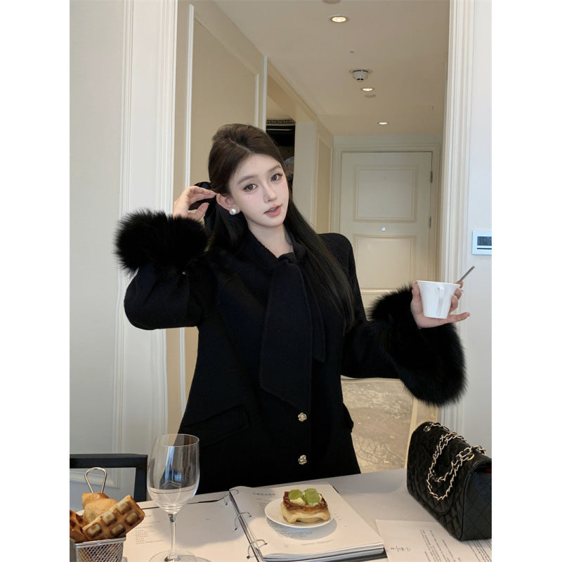 A medium and long coat