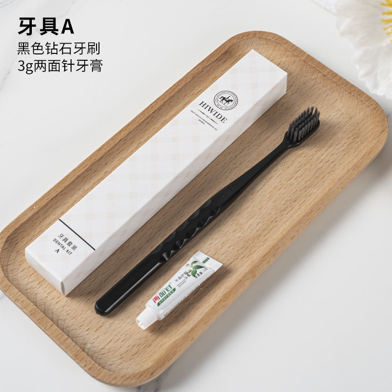 Hotel star hotel disposable toothbrush toothpaste comb set simple homestay room toiletries wholesale