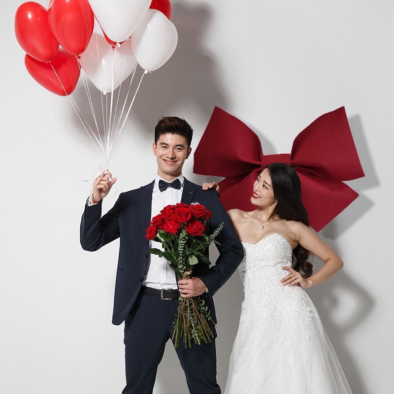 A wedding ins Internet celebrity big bow Xiaohongshu EVA bow material package wedding room decoration wedding arrangement - Mixbatch