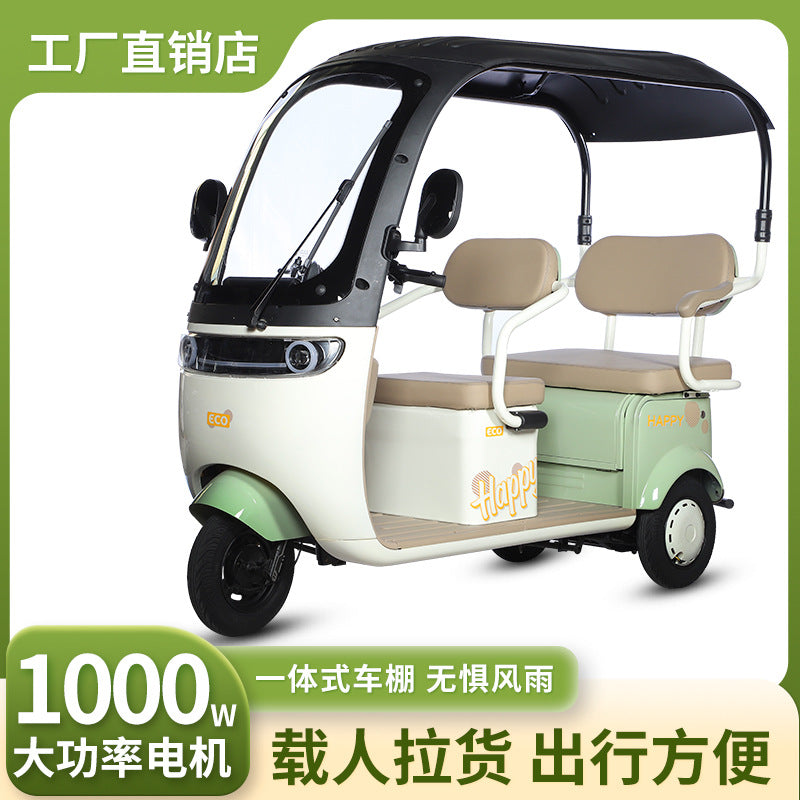 A electric tricycle