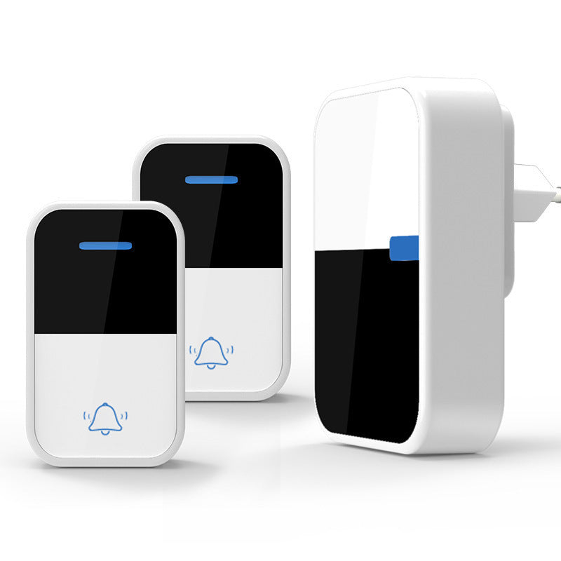 A new self-generating household wireless electronic doorbell four-level large volume waterproof wiring-free one-to-two electronic call