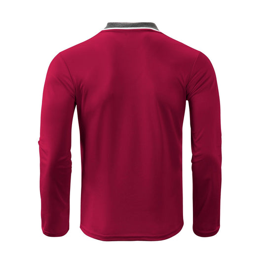 A European and American cross-border men's polo shirt fashion lapel golf wear men's sports long-sleeved POLO shirt wholesale