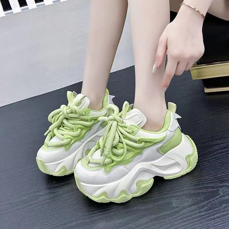 A women's platform sneakers