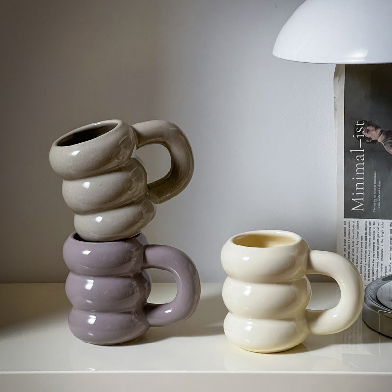 A ceramic mug water cup
