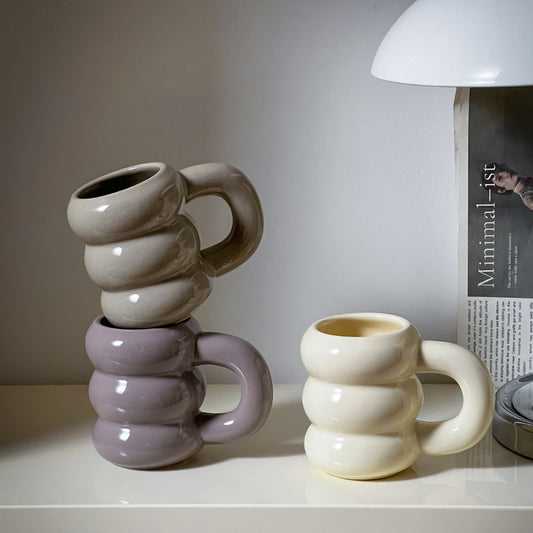 A ceramic mug water cup