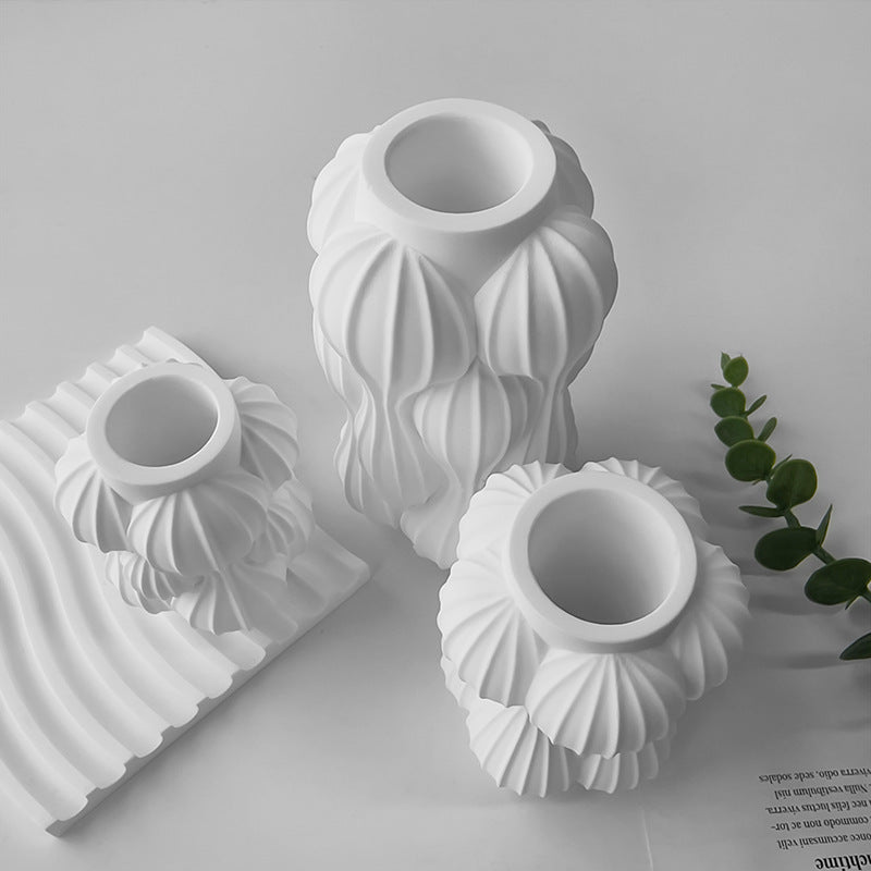 A vase silicone mold