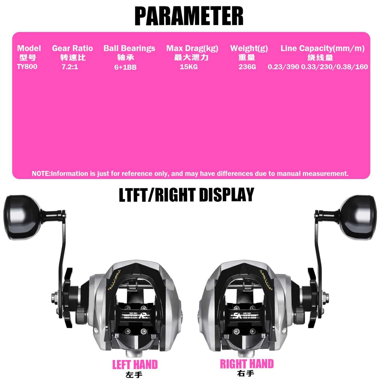 A Heavy-duty Wide-body Baitcasting Reel for Ocean Fishing