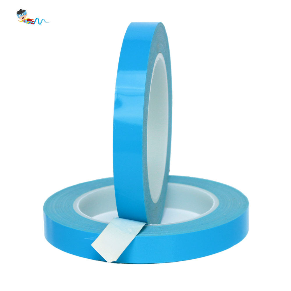 A blue film thermal conductive double-sided tape insulation high temperature resistant glass fiber heat dissipation tape led panel light strip thermal conductive double-sided tape