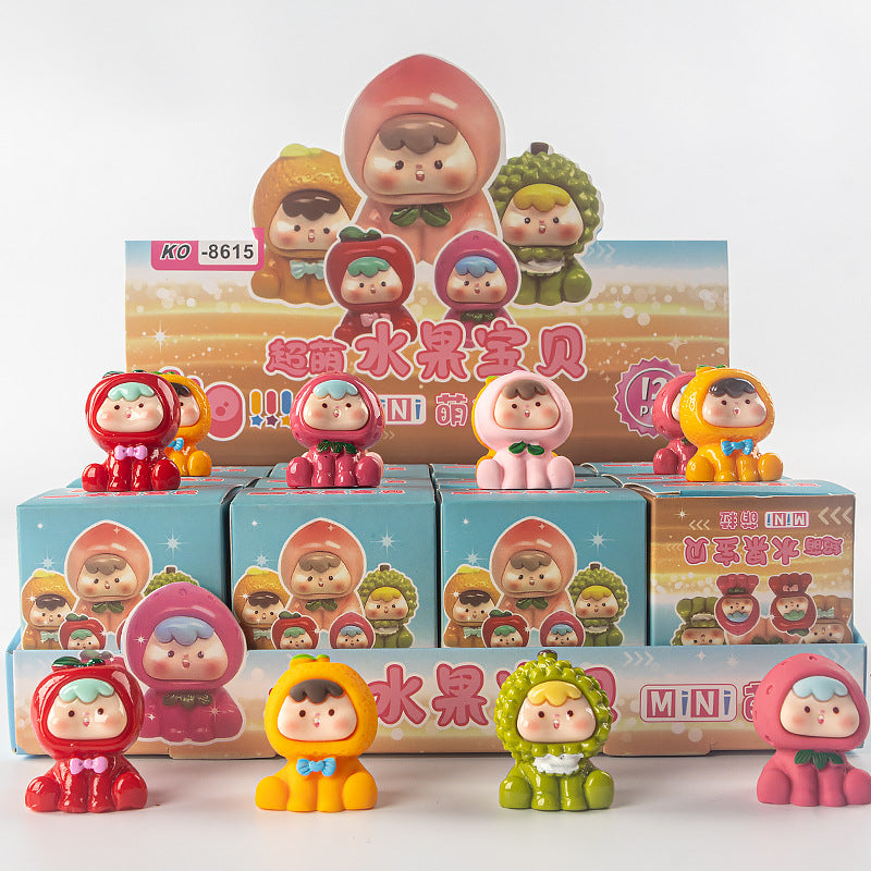 A flocking ornament toy
