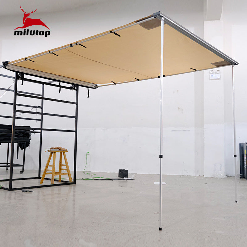 A sideline awning