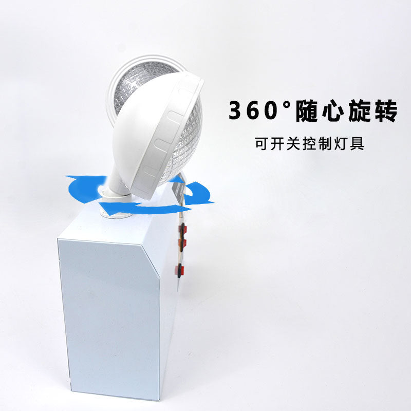 A fire emergency light 3 hours battery life