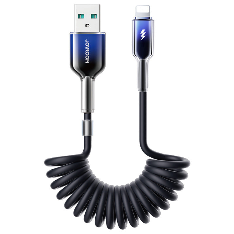 A JOYROOM Car spring data cable