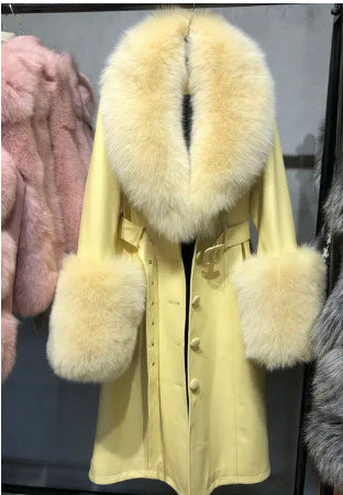 A leather coat