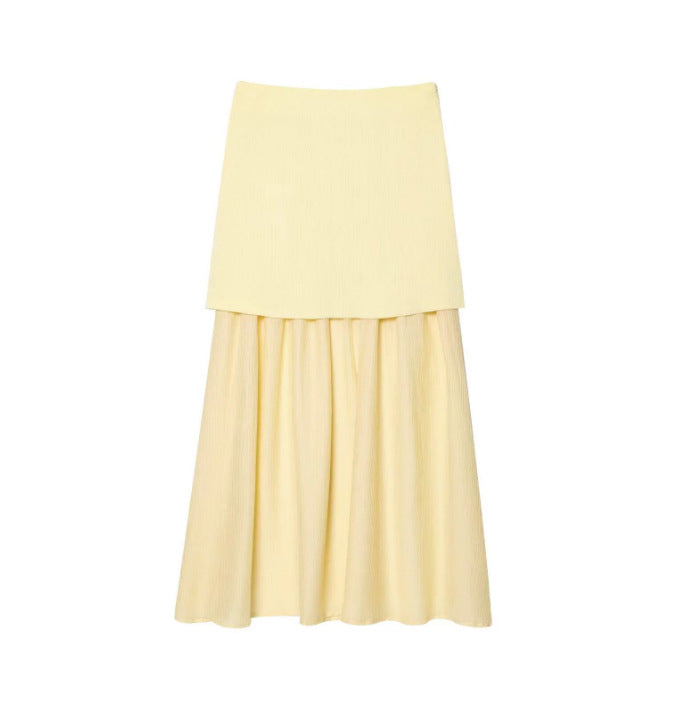 A vest vest skirt set