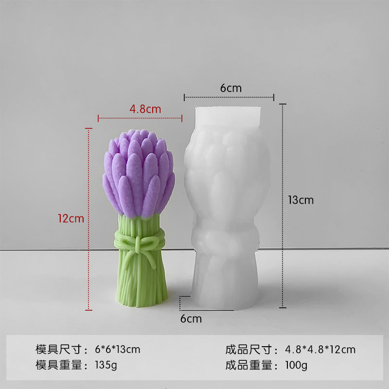 A Scented candle silicone mold