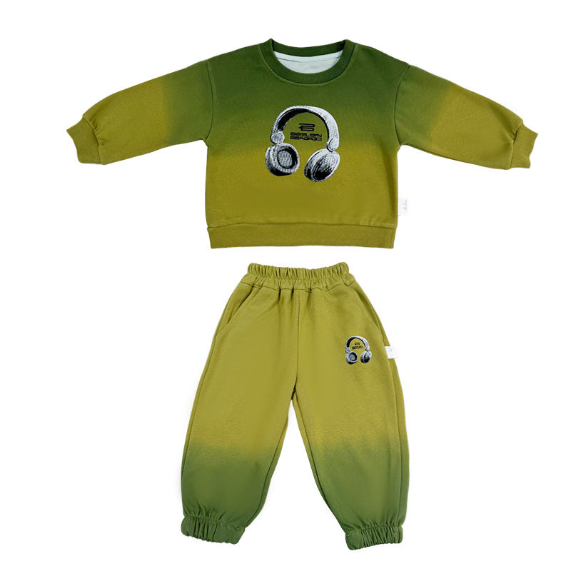 A children's sweater set