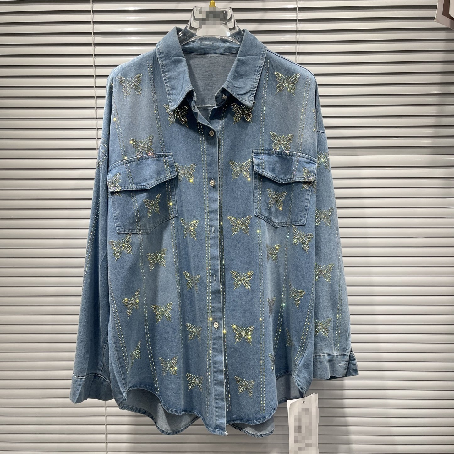 A denim shirt