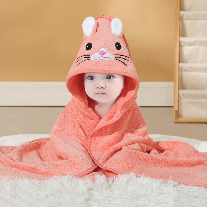 Baby holding a blanket bath towel 0.15kg any color mix Minimum purchase of 3 items - Mixbatch